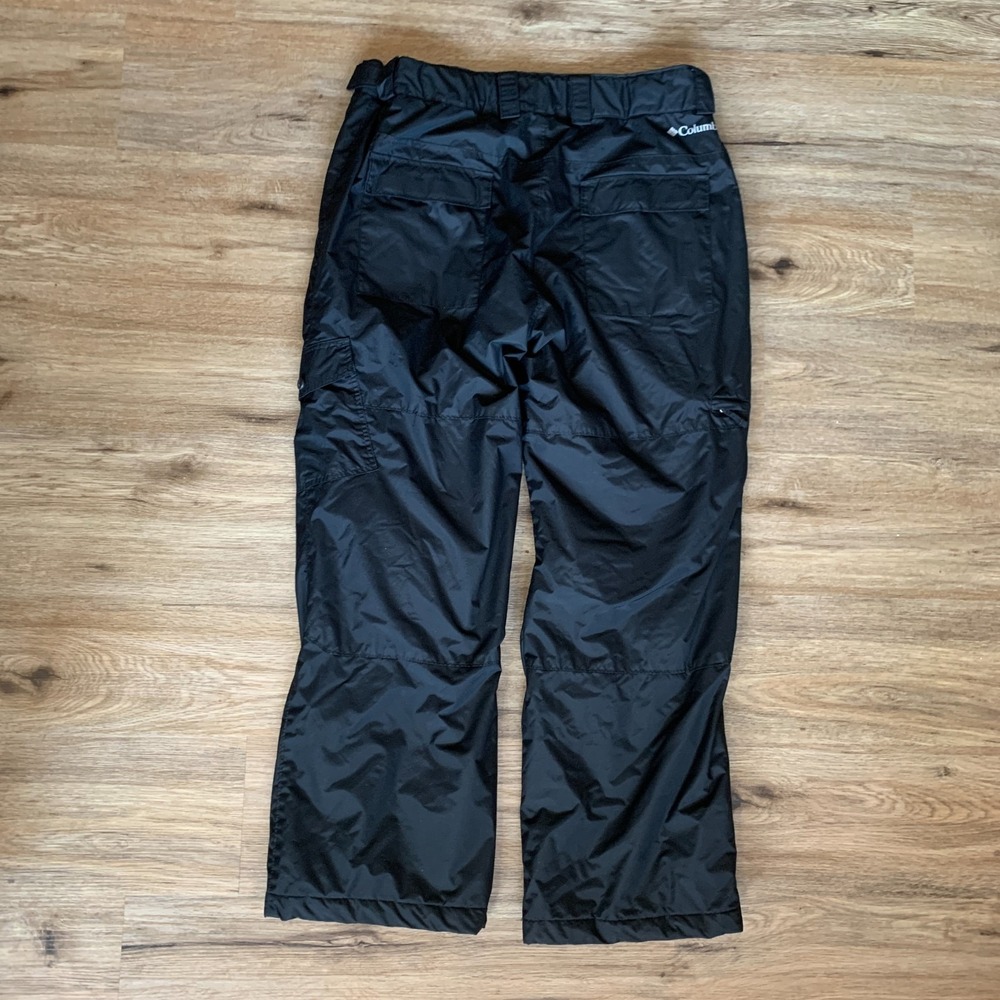 NEW Columbia Insulated Adjustable Snow Ski Pants in Black - Size Large Womens